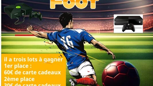 Un tournoi rétro gaming foot
