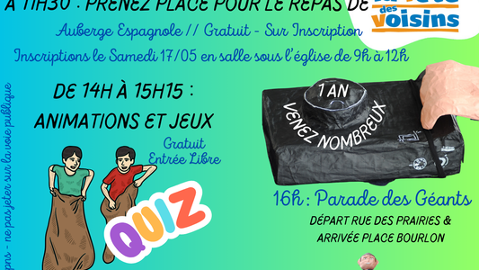 Fête des Voisins et 1er Anniversaire de Léo le Photographe