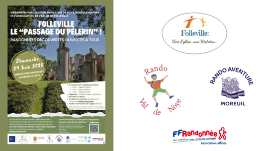 Folleville, le "passage du pèlerin" : randonnées découvertes et animations pour tous