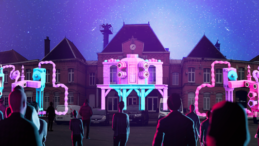 Video Mapping Festival #8 - ARLEUX – Mairie – 21 juin