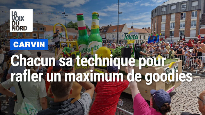 Chacun sa technique pour rafler un maximum de goodies
