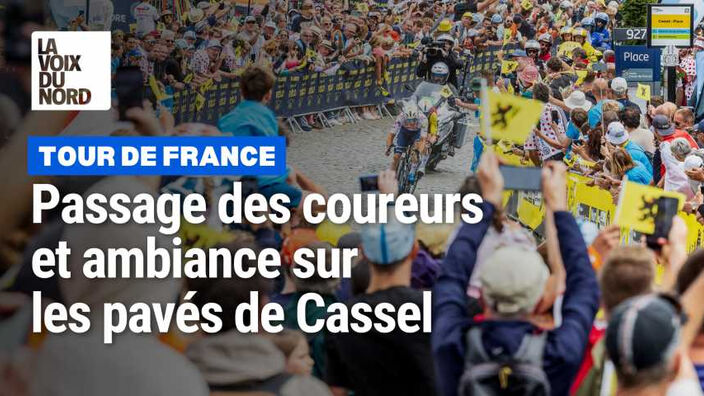 Tour de France : passage des coureurs et ambiance à Cassel