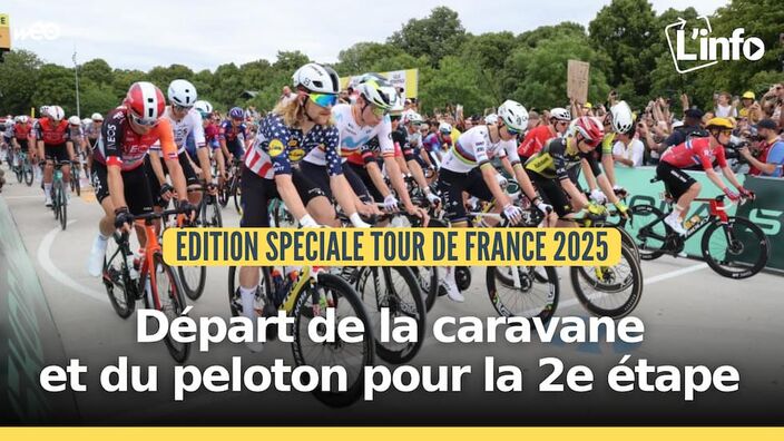 Vivons ensemble le Tour ! Départ de la caravane et du peloton pour la 2e étape