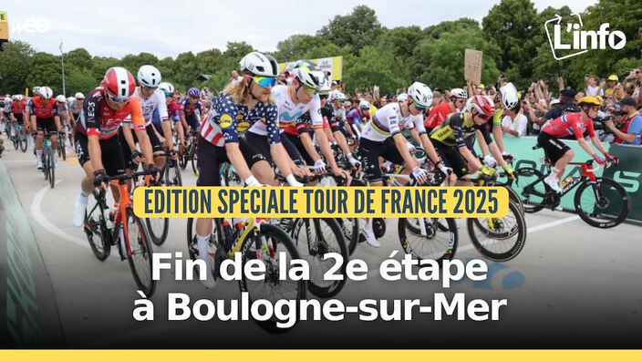 Vivons ensemble le Tour ! Fin de la première étape entre Lauwin-Planque et Boulogne-sur-Mer