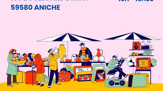Brocante solidaire d'Aniche