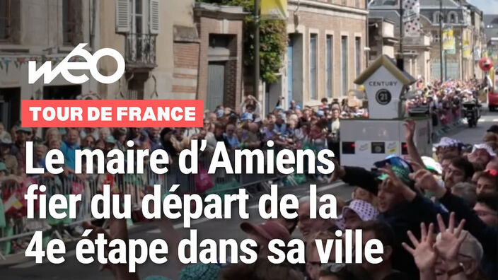 Hubert de Jenlis sur le départ du Tour de France à Amiens