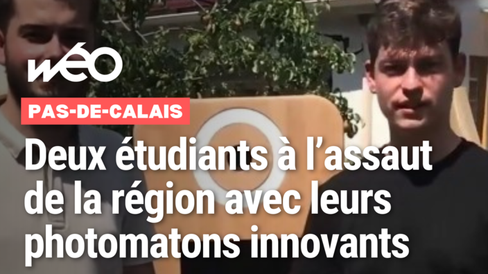 Deux étudiants à l’assaut des Hauts-de-France avec leurs photomatons innovants