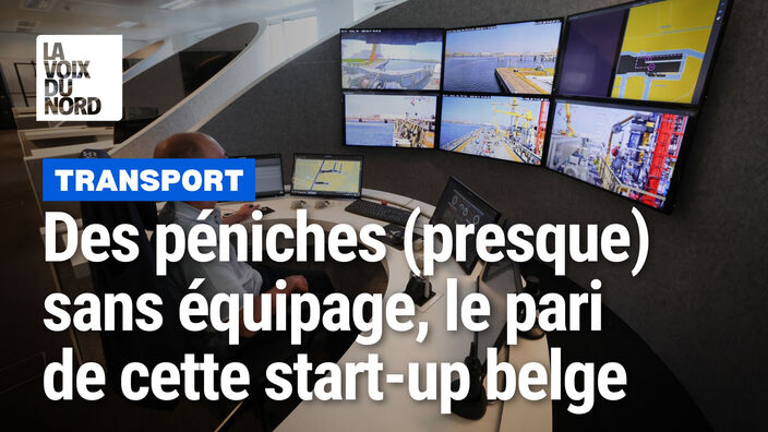 À Anvers, cette start-up contrôle des péniches à distance