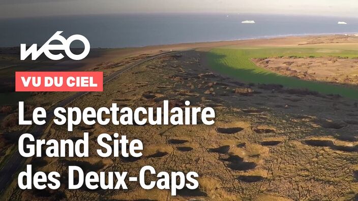 Vu du ciel : le grand site des 2 caps