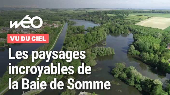 Vu du ciel : la baie de Somme
