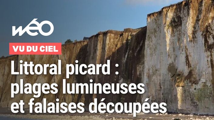 Vu du ciel : le littoral picard