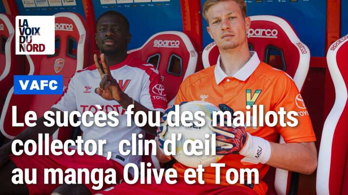 Le succès fou des maillots du VAFC, clin d'œil au dessin animé japonais Olive et Tom
