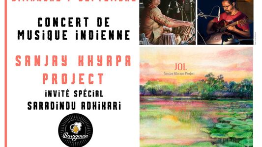Concert de musique indienne par Sanjay Khyapa