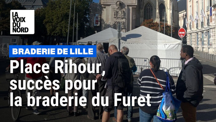 Braderie de Lille : succès pour la traditionnelle braderie du Furet du nord 