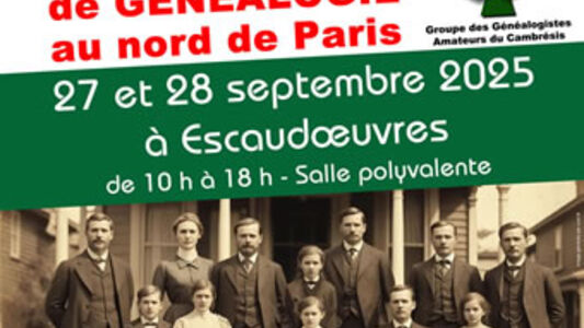 6e congrès européen de généalogie et d'histoire locale ''Scaldobrésia 2025''