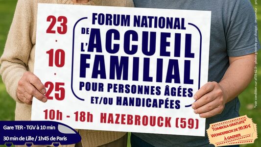 Forum National de l'accueil familial pour personnes âgées et/ou handicapées