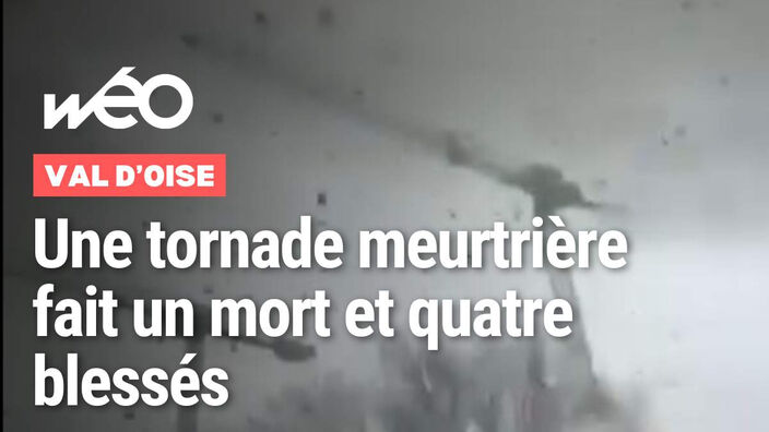 Val-d'Oise : une tornade fait un mort et quatre blessés graves