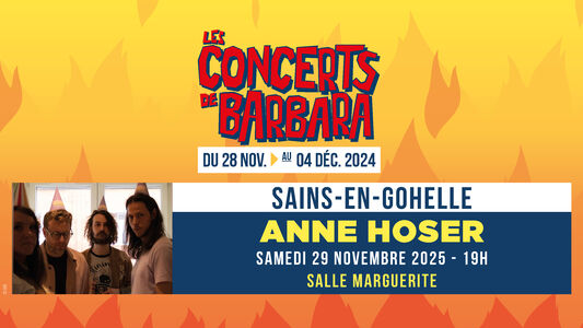 Les Concerts de Barbara : Anne Hoser