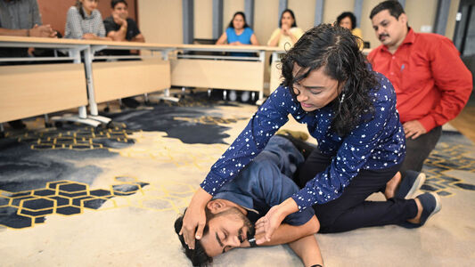 J'apprends les gestes qui sauvent avec Harmonie Mutuelle