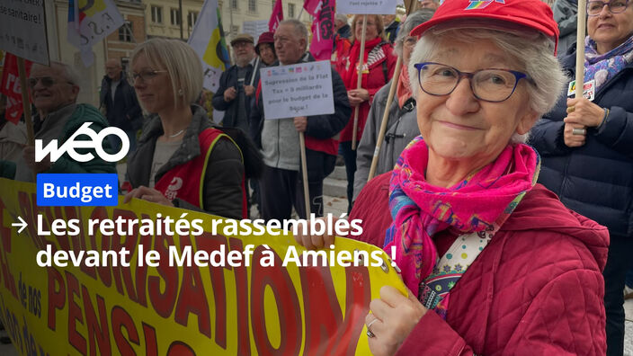 Budget : les retraités rassemblés à Amiens