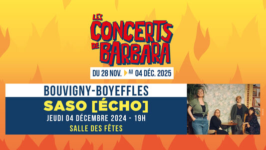 Les Concerts de Barbara : SASO [Echo]
