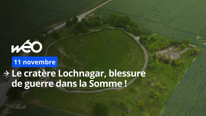 Ovillers-la-Boisselle : le cratère Lochnagar, blessure de la Grande Guerre