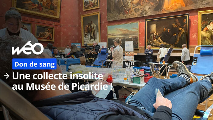 Collecte de sang au musée de Picardie : don et contemplation !