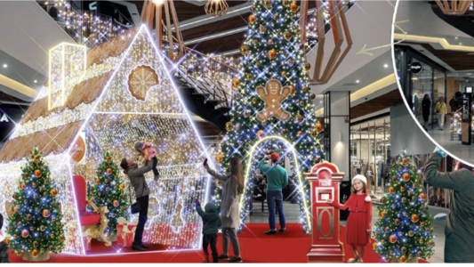 Pour les fêtes, Aushopping V2 dévoile son nouveau thème “Noël à croquer” : entre décor enchanteur, fabrique gourmande et animations familiales
