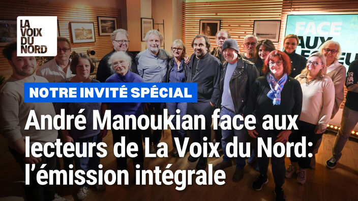 André Manoukian face aux lecteurs de La Voix du Nord, la vidéo intégrale