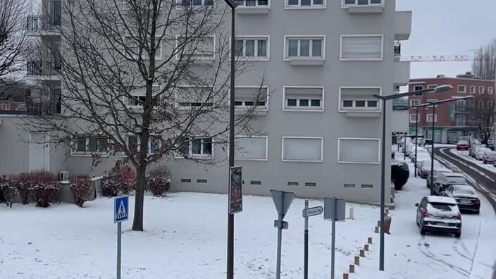 Il neige à Maubeuge et dans l’Avesnois